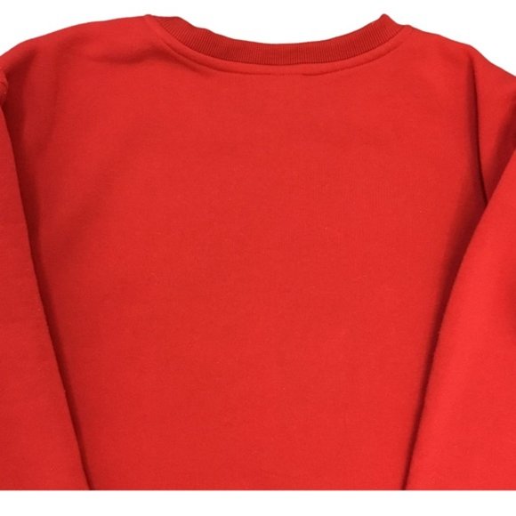 Marvel Deadpool Pullover Sweater Crewneck Long Sleeve Red/Black Large Men's - Picture 10 of 10